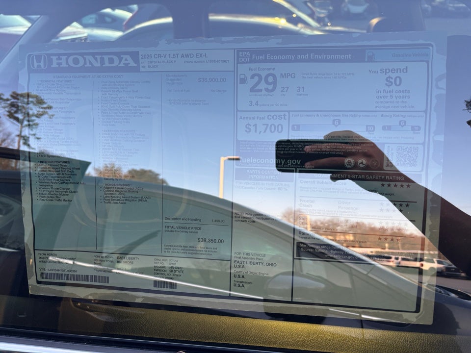 2026 Honda CR-V EX-L AWD