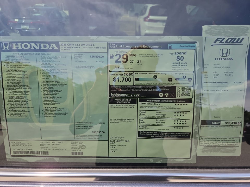 2026 Honda CR-V EX-L