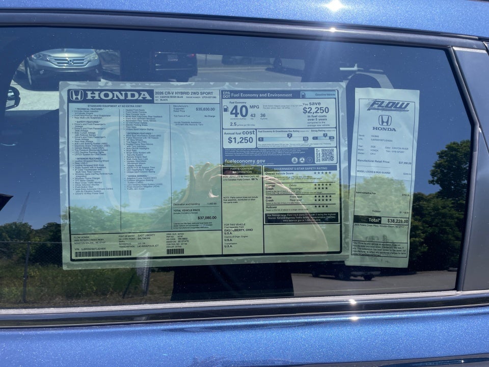 2026 Honda CR-V Hybrid 2WD Sport
