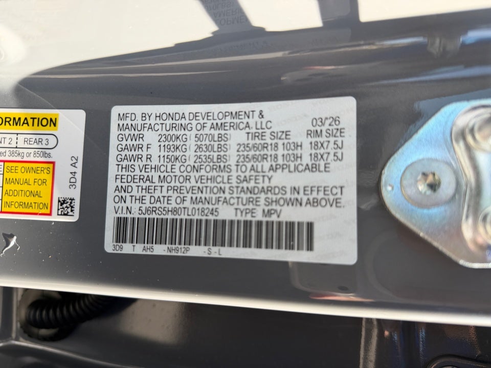 2026 Honda CR-V Hybrid 2WD Sport-L