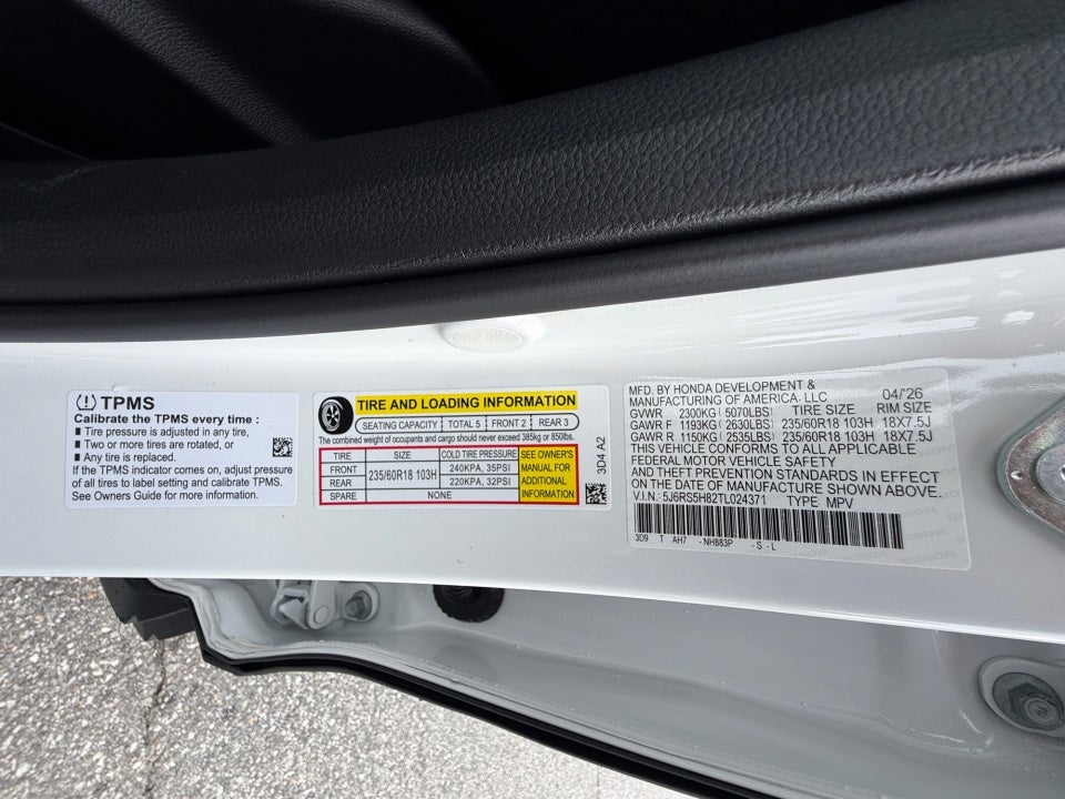 2026 Honda CR-V Hybrid 2WD Sport-L