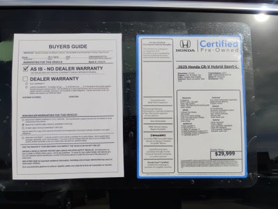 2025 Honda CR-V Hybrid Sport-L