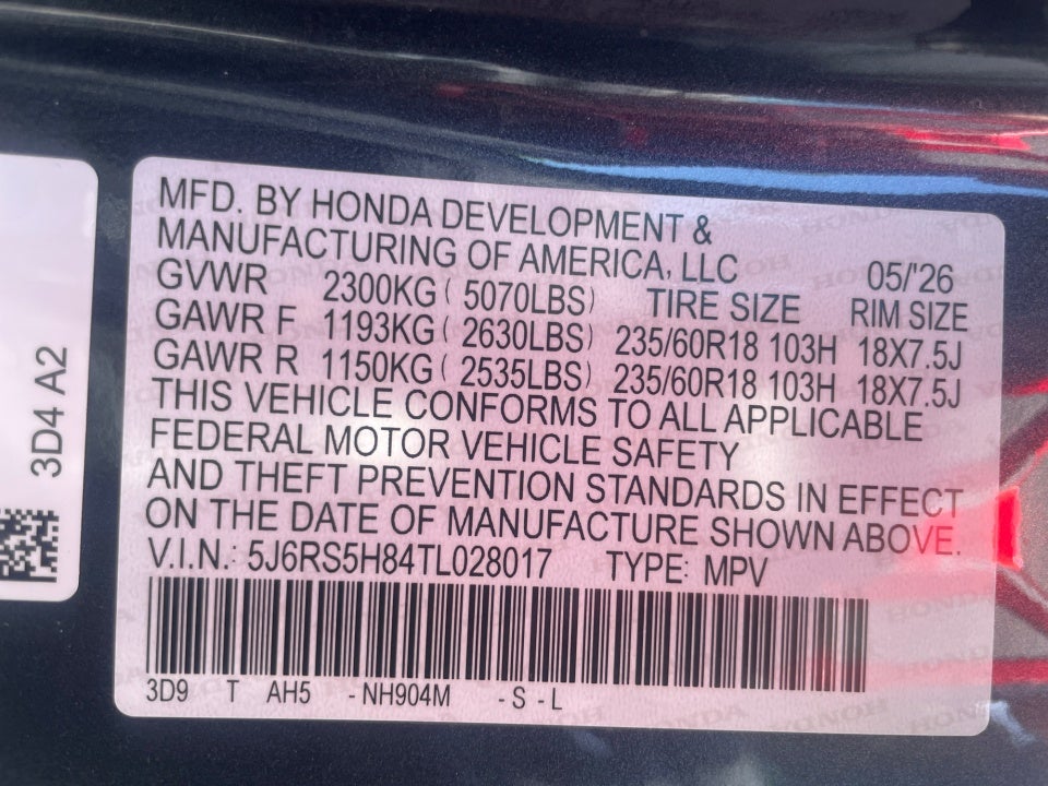 2026 Honda CR-V Hybrid 2WD Sport-L