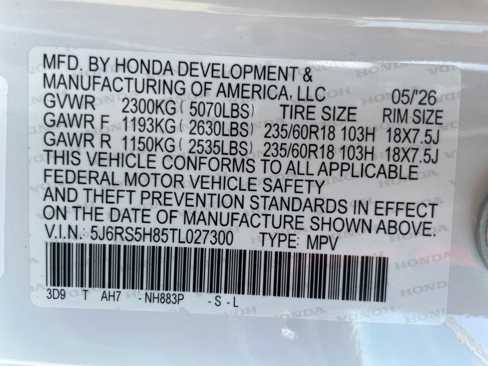 2026 Honda CR-V Hybrid Sport-L