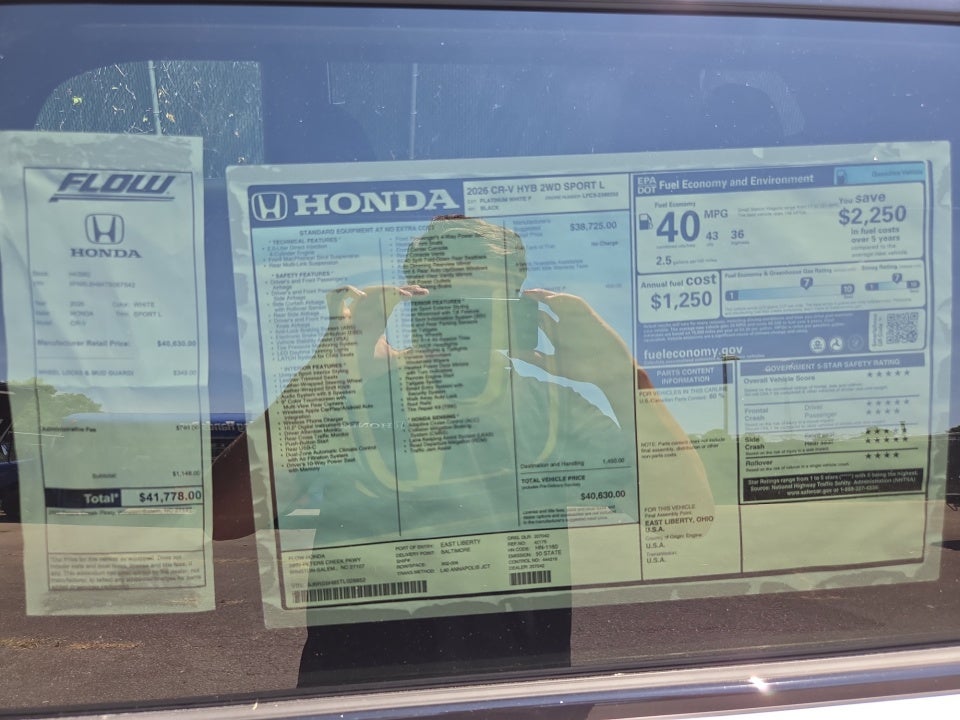 2026 Honda CR-V Hybrid 2WD Sport-L