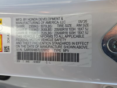 2026 Honda CR-V Hybrid 2WD Sport-L