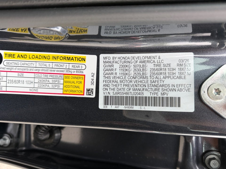 2026 Honda CR-V Hybrid 2WD Sport-L