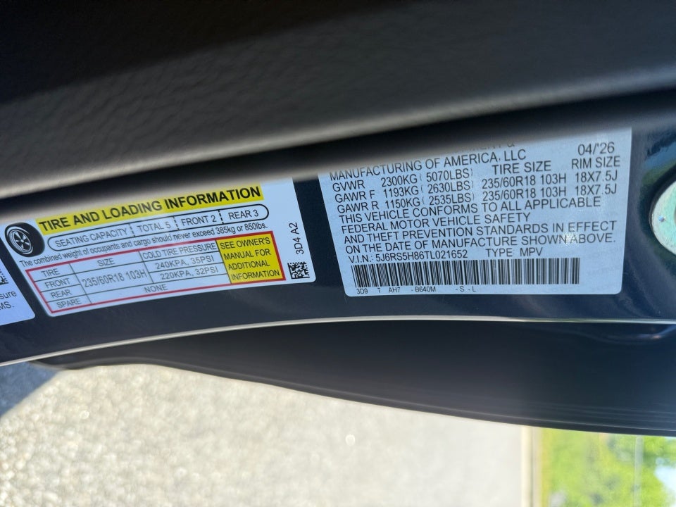 2026 Honda CR-V Hybrid 2WD Sport-L