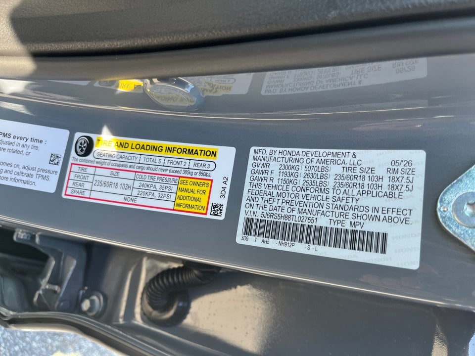 2026 Honda CR-V Hybrid 2WD Sport-L