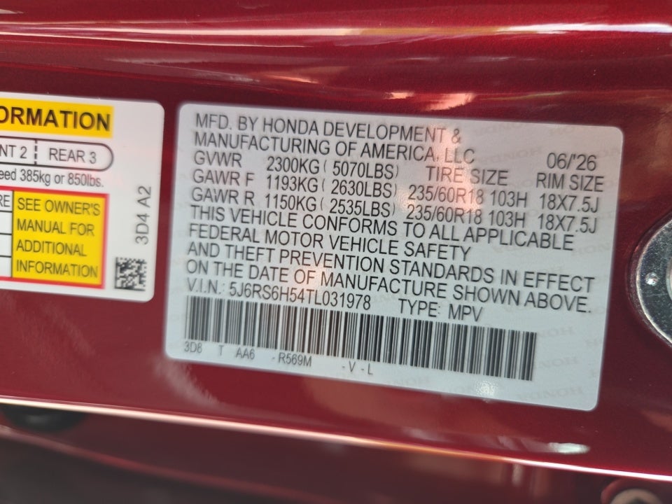 2026 Honda CR-V Hybrid Sport