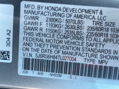 2026 Honda CR-V Hybrid AWD Sport-L