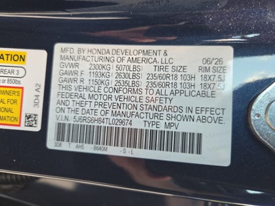 2026 Honda CR-V Hybrid Sport-L