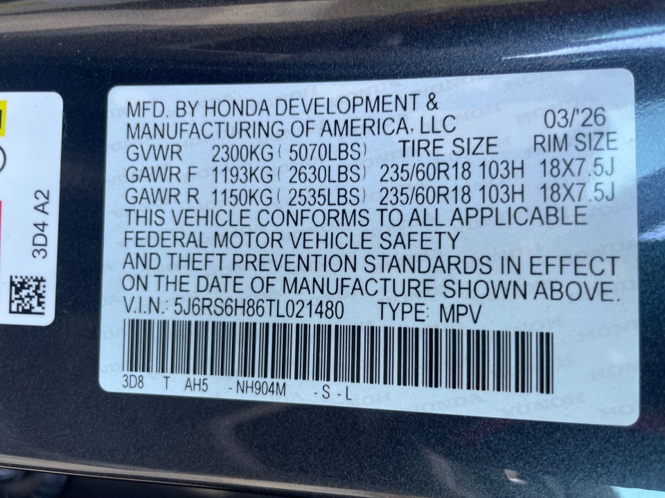 2026 Honda CR-V Hybrid AWD Sport-L
