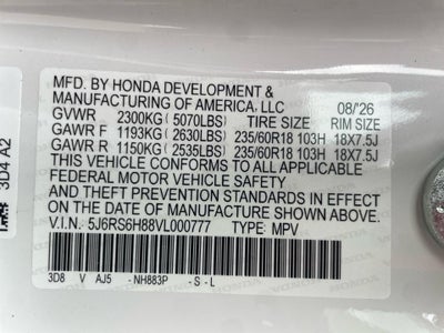 2027 Honda CR-V Hybrid Sport-L