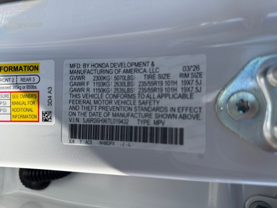 2026 Honda CR-V Hybrid AWD Sport Touring