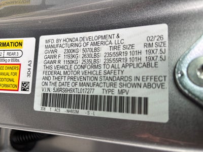 2026 Honda CR-V Hybrid AWD Sport Touring