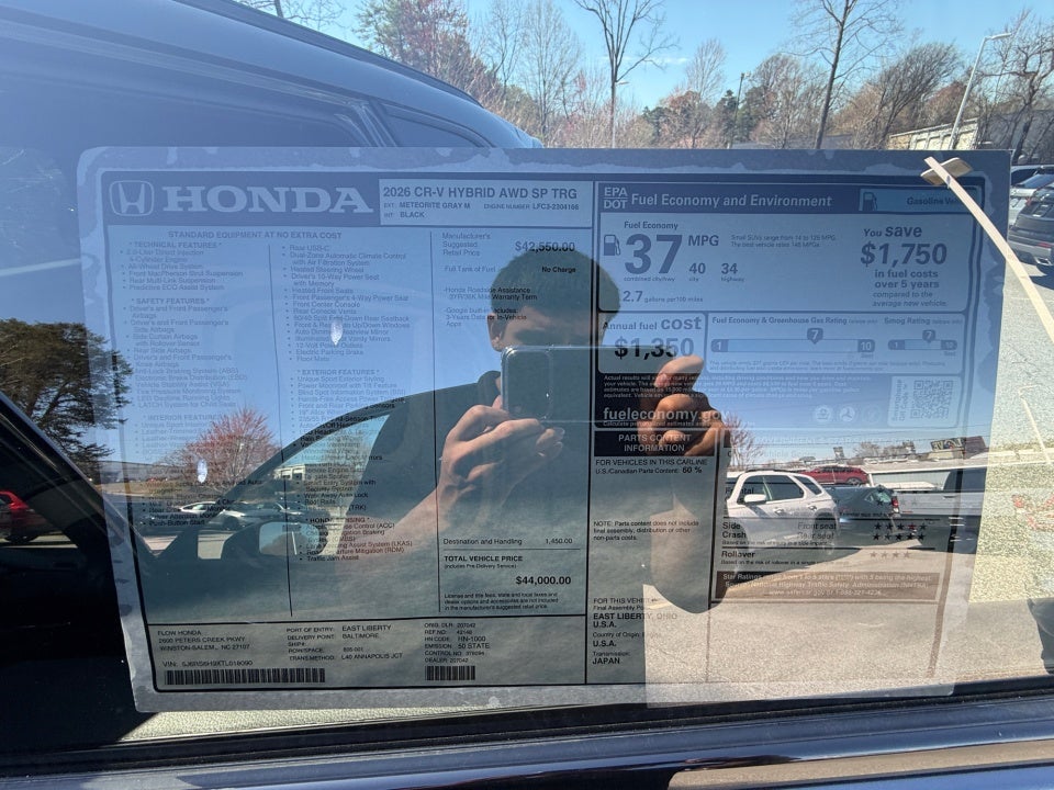 2026 Honda CR-V Hybrid AWD Sport Touring