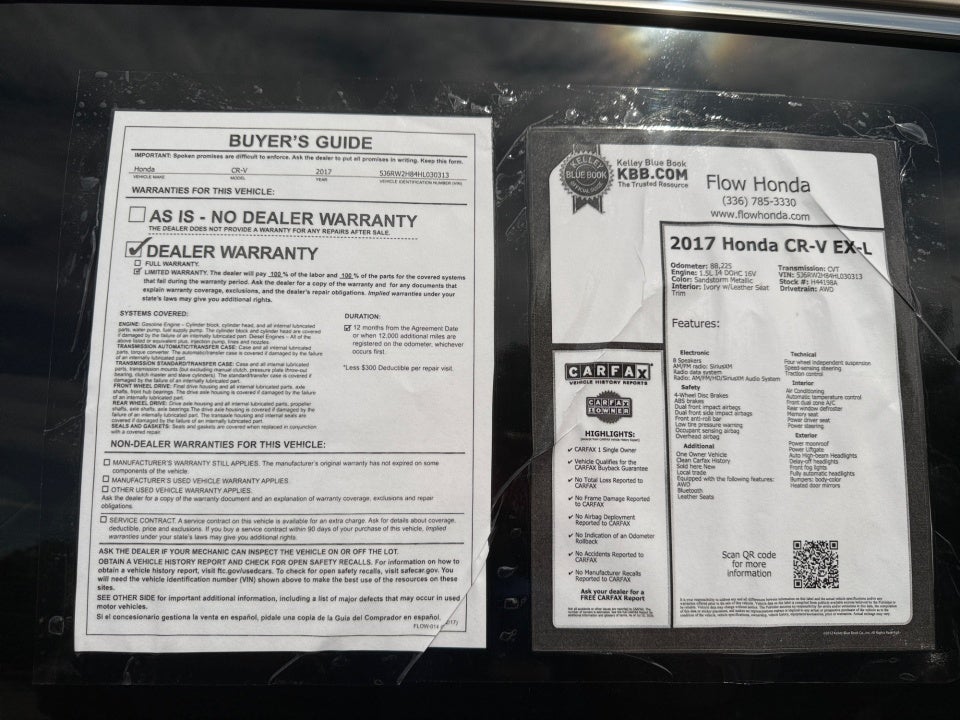 2017 Honda CR-V EX-L