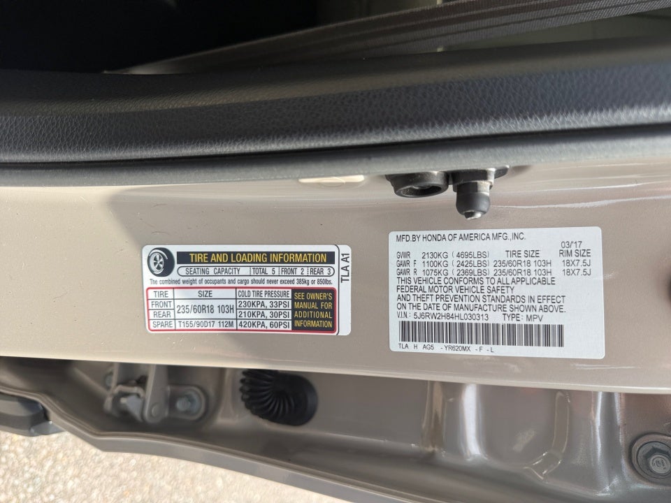 2017 Honda CR-V EX-L