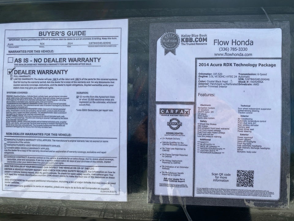 2014 Acura RDX Tech Pkg