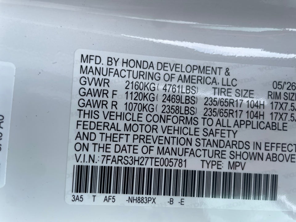 2026 Honda CR-V LX 2WD