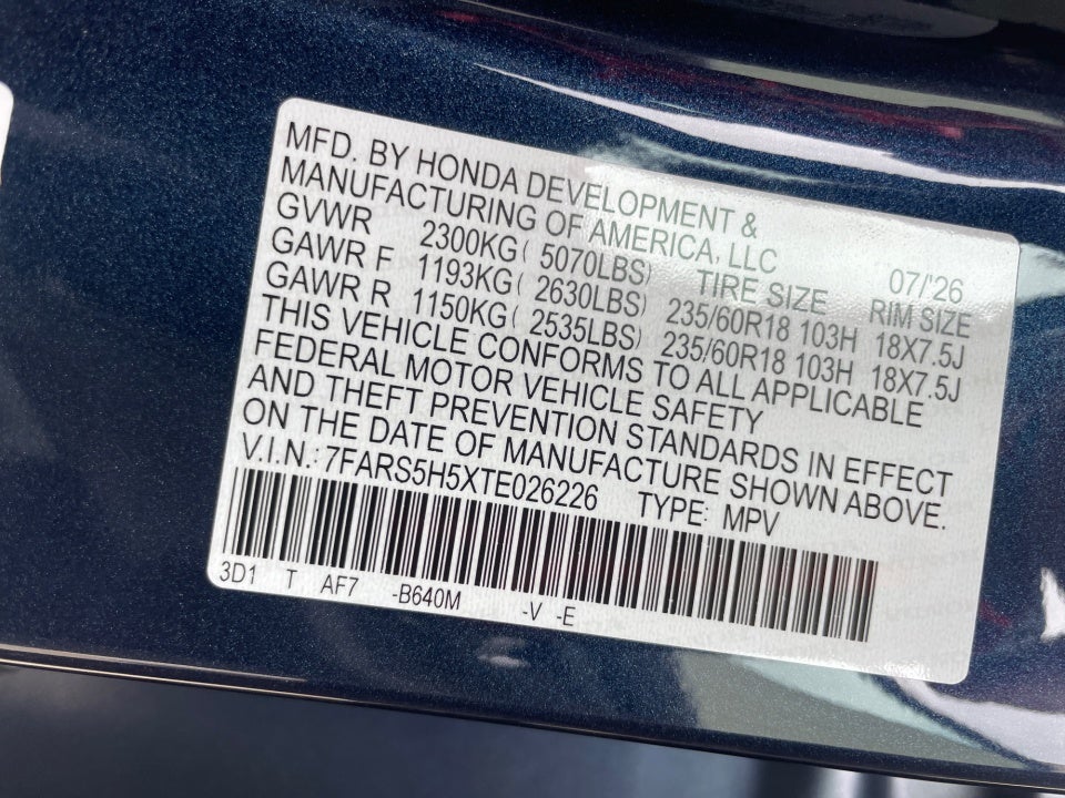 2026 Honda CR-V Hybrid Sport