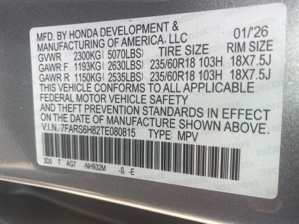 2026 Honda CR-V Hybrid AWD Sport-L