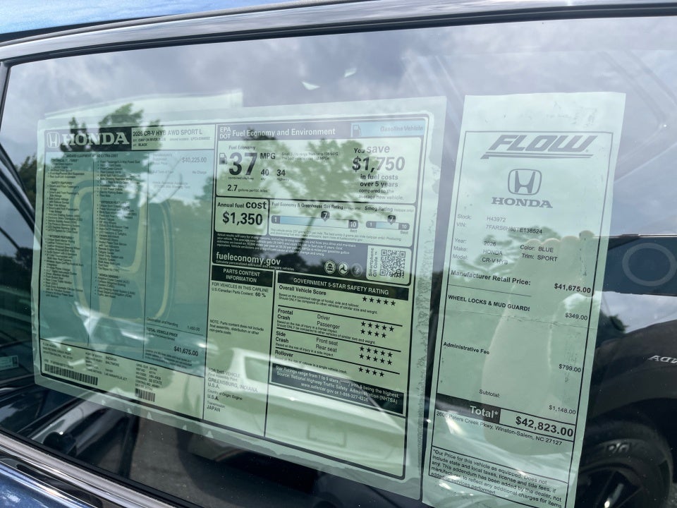 2026 Honda CR-V Hybrid AWD Sport-L