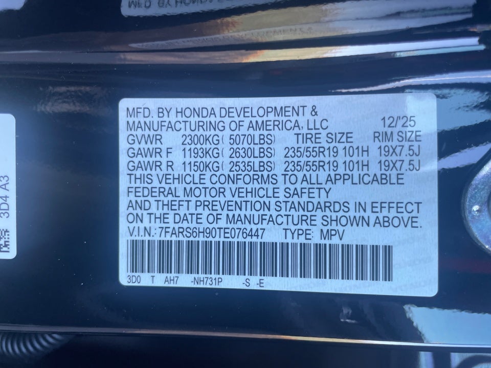 2026 Honda CR-V Hybrid AWD Sport Touring