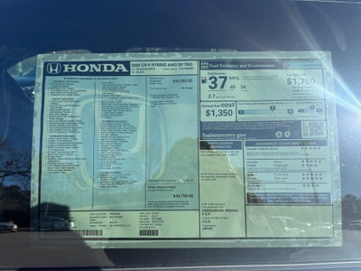 2026 Honda CR-V Hybrid AWD Sport Touring