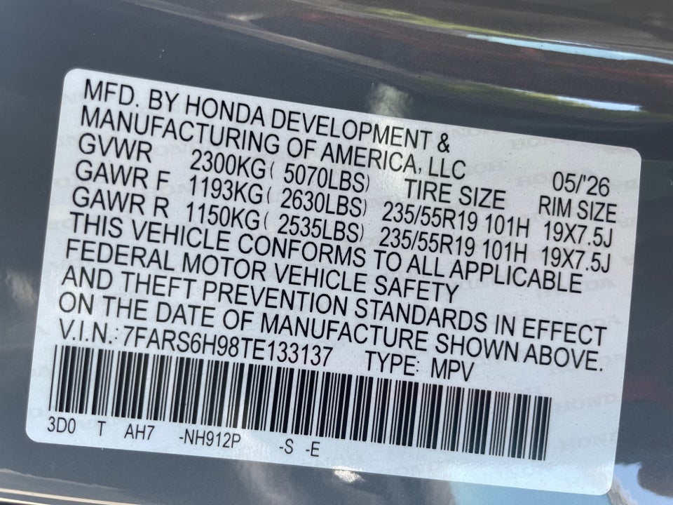 2026 Honda CR-V Hybrid AWD Sport Touring