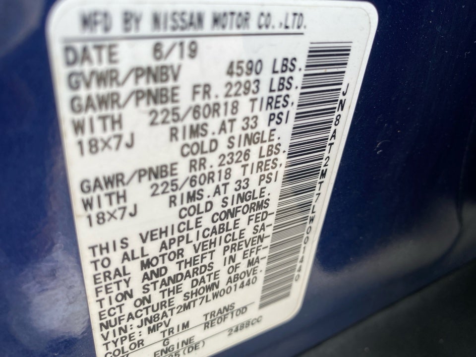 2020 Nissan Rogue SV FWD