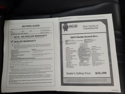 2022 Honda Accord EX-L