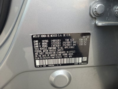 2022 Honda HR-V 2WD EX