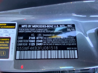 2015 Mercedes-Benz C 300 C 300