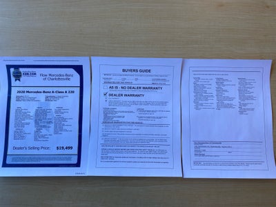 2020 Mercedes-Benz A 220 A 220