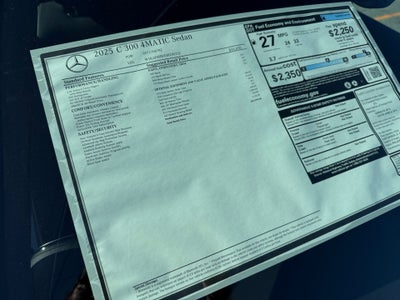 2025 Mercedes-Benz C 300 C 300