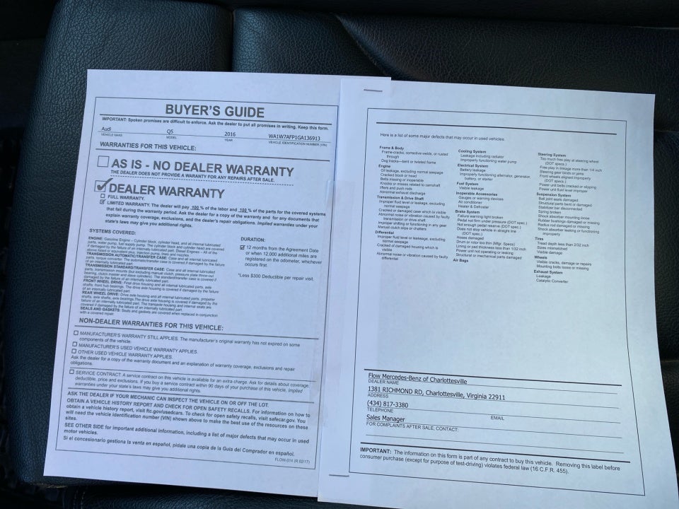 2016 Audi Q5 3.0T Premium Plus