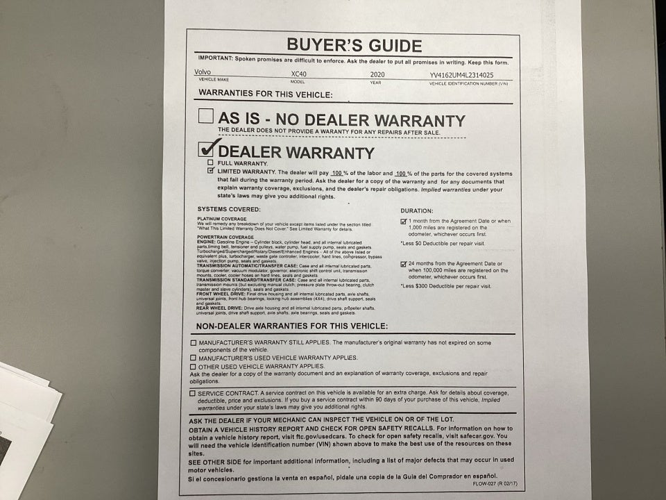 2020 Volvo XC40 T5 R-Design