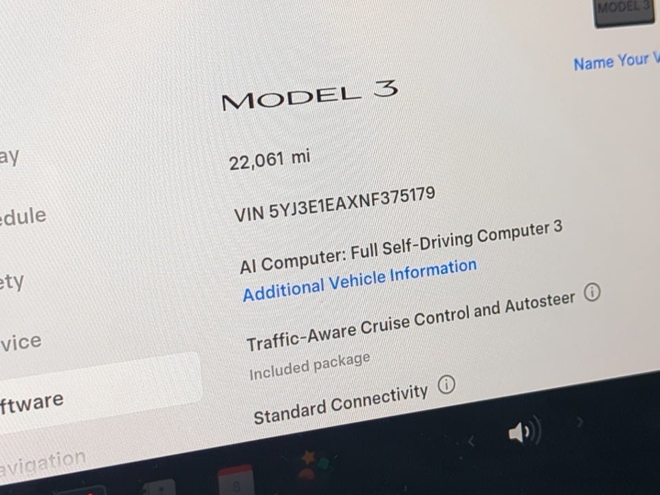 2022 Tesla Model 3 RWD