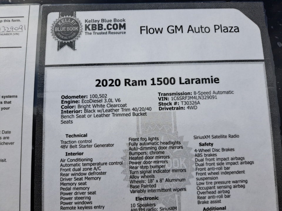 2020 RAM 1500 Laramie