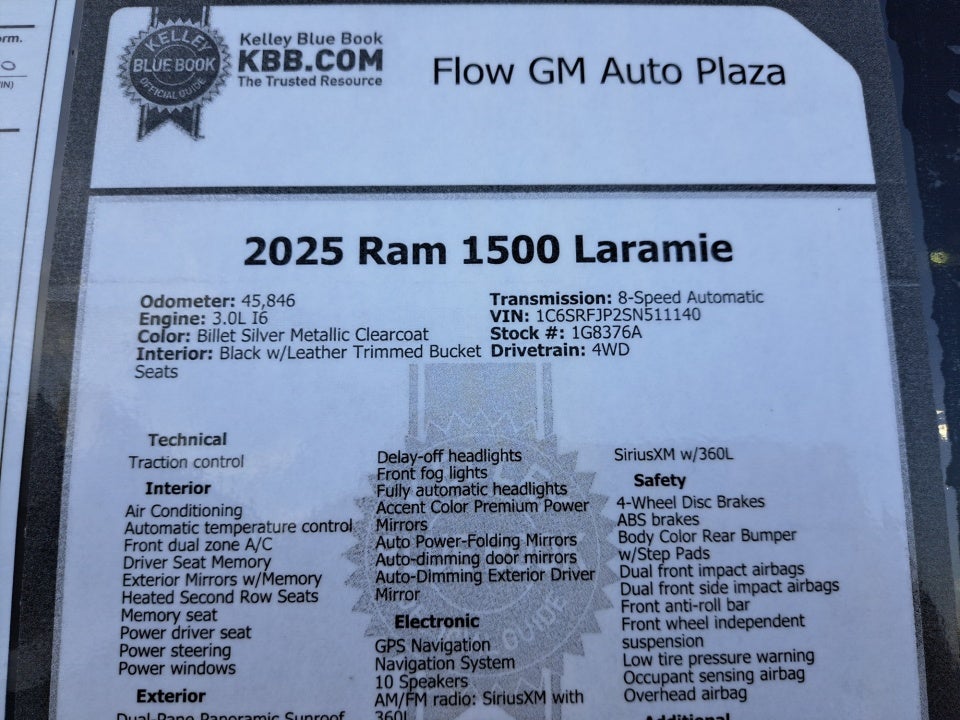 2025 RAM 1500 Laramie