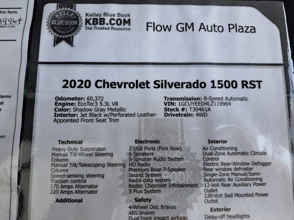 2020 Chevrolet Silverado 1500 RST