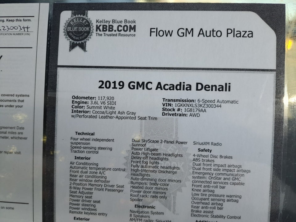2019 GMC Acadia Denali
