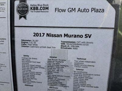 2017 Nissan Murano SV
