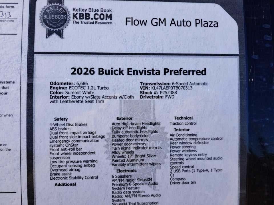 2026 Buick Envista Preferred