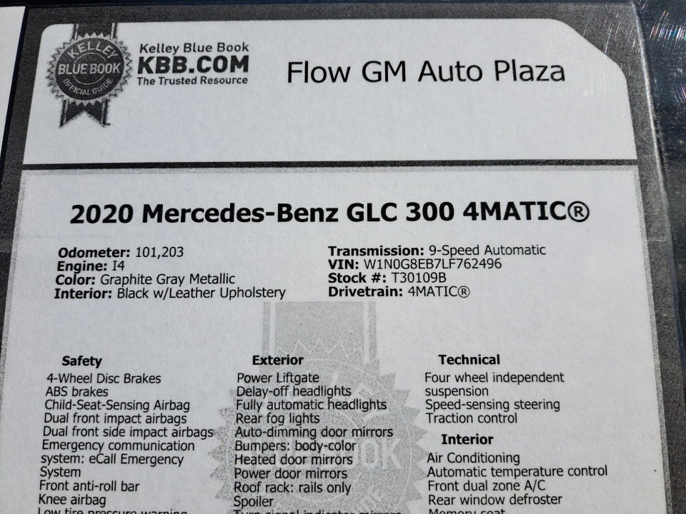 2020 Mercedes-Benz GLC 300 4MATIC®