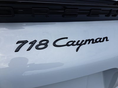 2024 Porsche 718 Cayman Style Edition