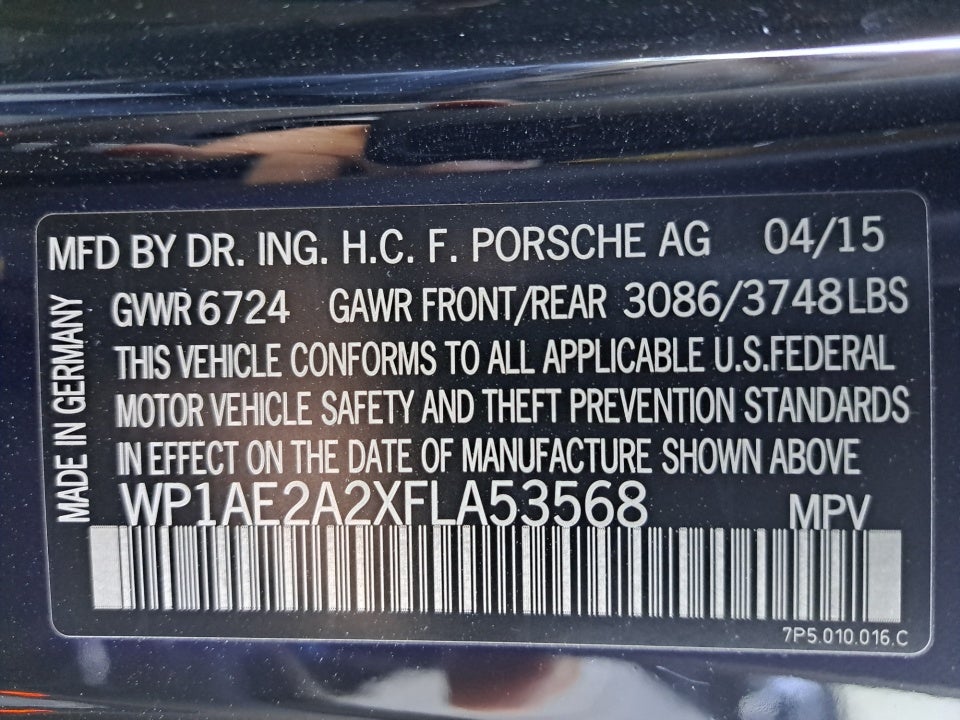 2015 Porsche Cayenne E-Hybrid S