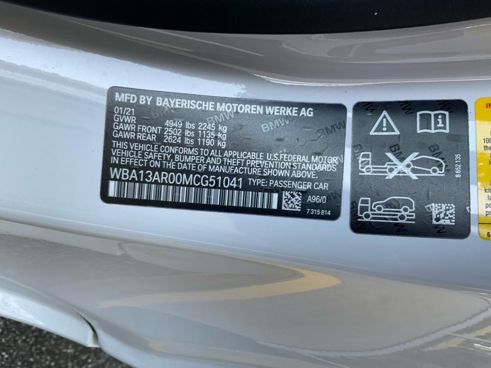 2021 BMW 440i xDrive M440i xDrive